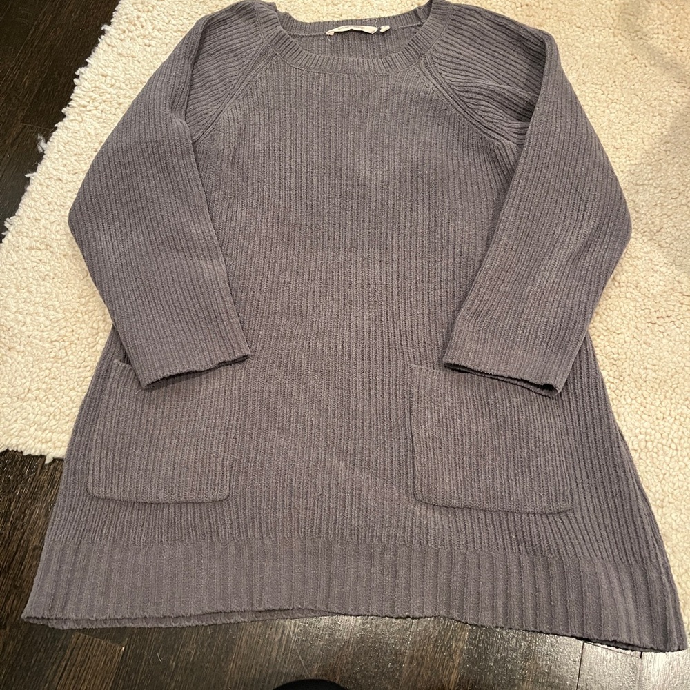 Soft Surroundings Charcoal Gray Sweater